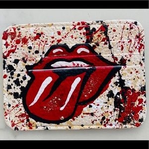 Anca Barbu Handpainted Card Wallet